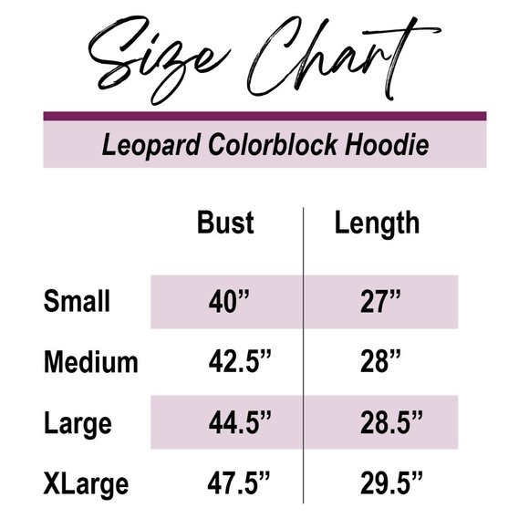 LEOPARD PRINT COLORBLOCK HOODIE - Blue - Picture 3 of 3